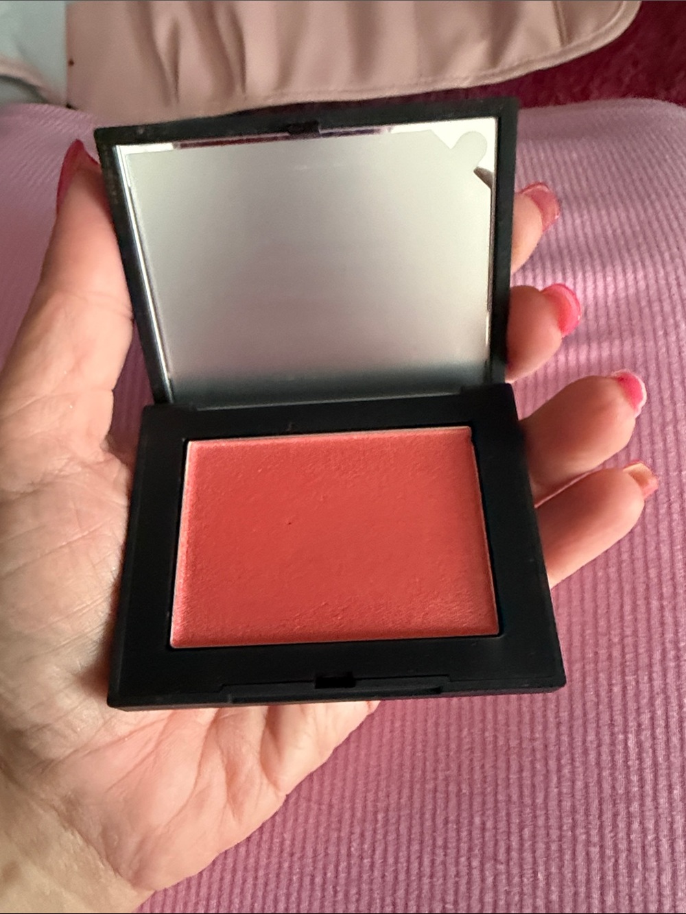 NARS ORgasm XCreamy Coral-Pink Blush - Vibrant Coral Pink Cheek Color